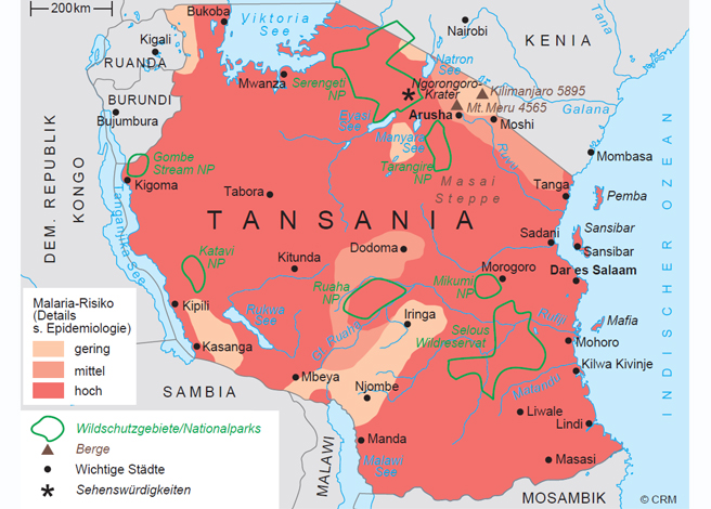 Was für Impfungen braucht man für Tansania?